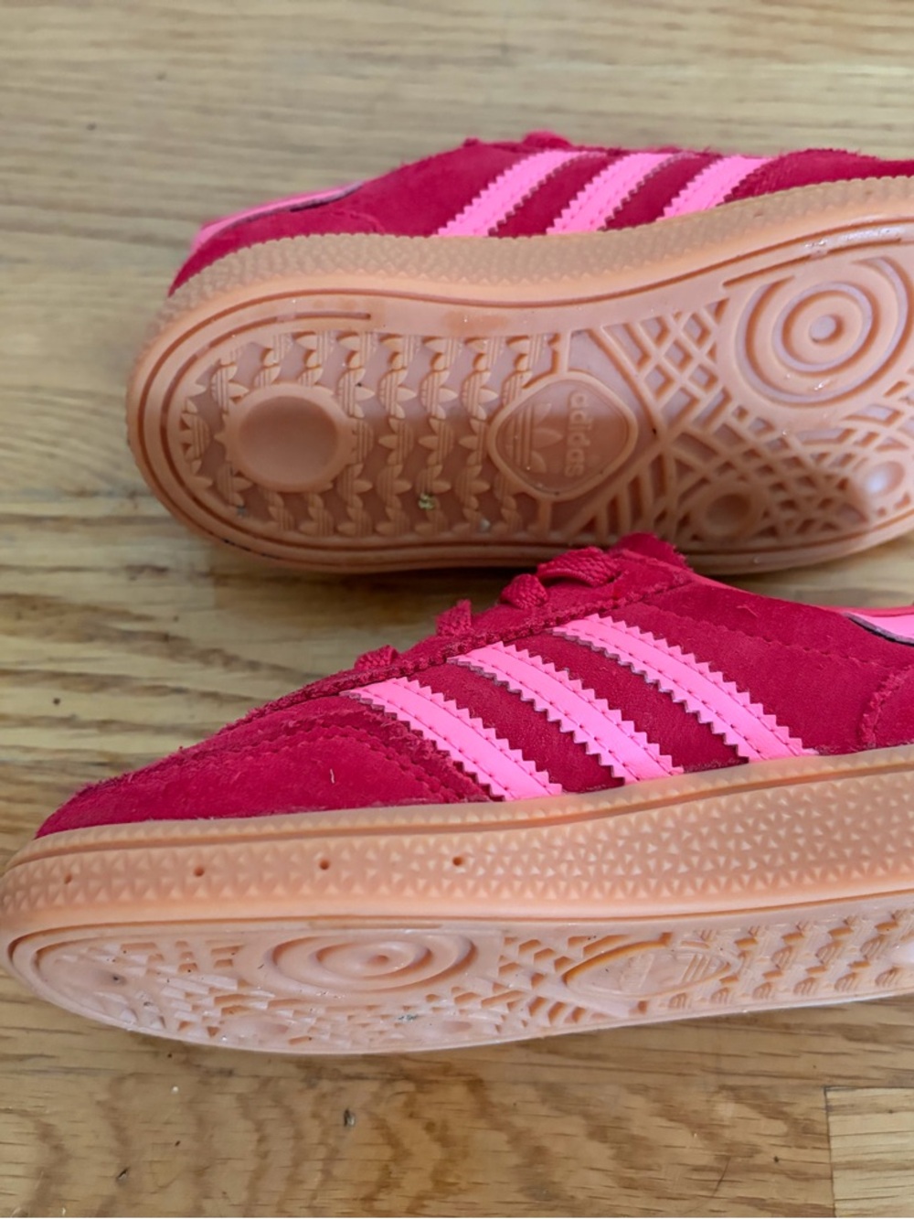adidas Kids Gazelle Suede Sneaker - Bright Pink - Picture 3 of 3